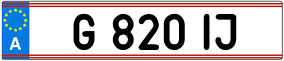 Truck License Plate